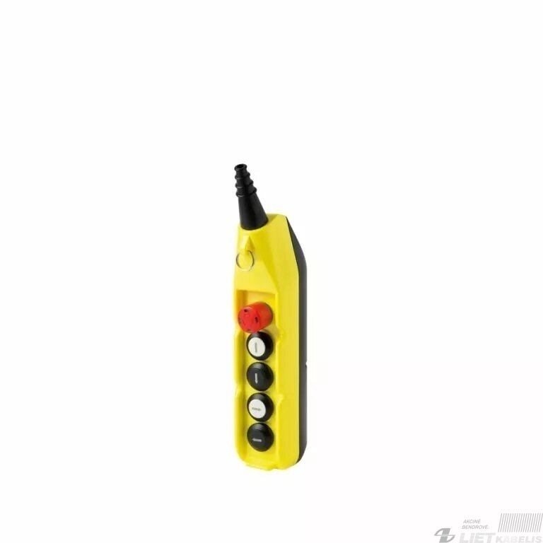 Telferio valdymo pultas PLN05 5 mygtukai IP65 GG Telferio valdymo pultas PLN05 5 mygtukai IP65 GG