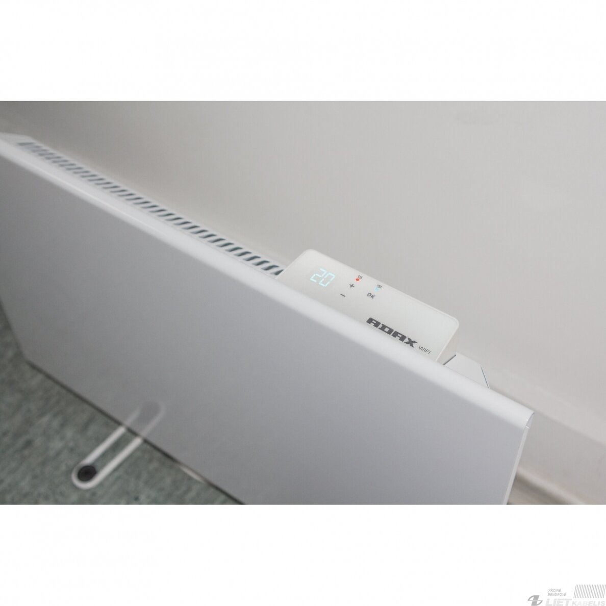 Radiatorius elektrinis Neo H 08 KWT baltas ADAX 1