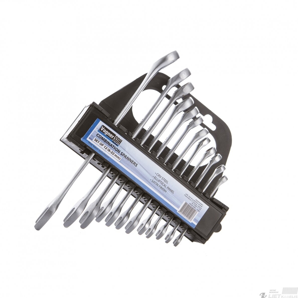 Raktai kilpiniai komplektas 8vnt, 6-22mm CR-V Vagner