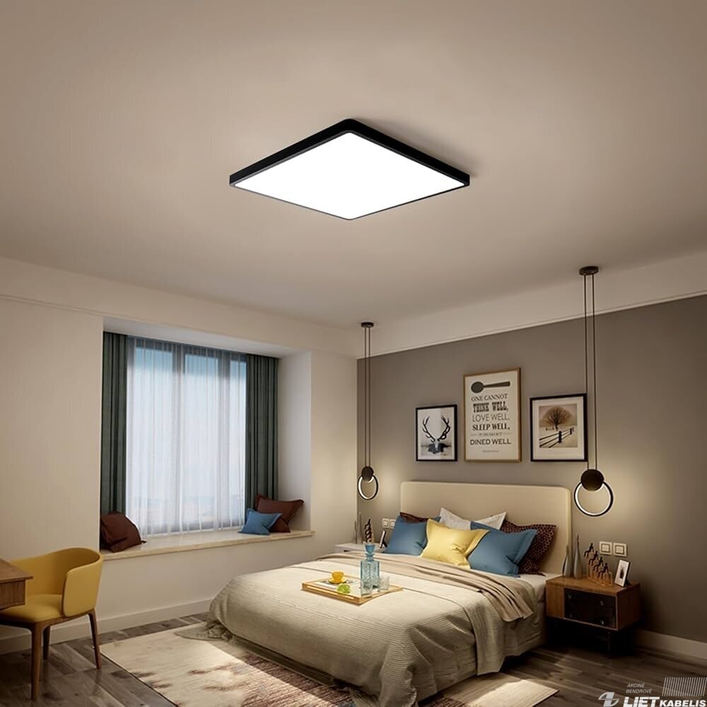 Rėmas LED panelei  60x60x6,6cm virštinkinis juodas, Spector Light 2