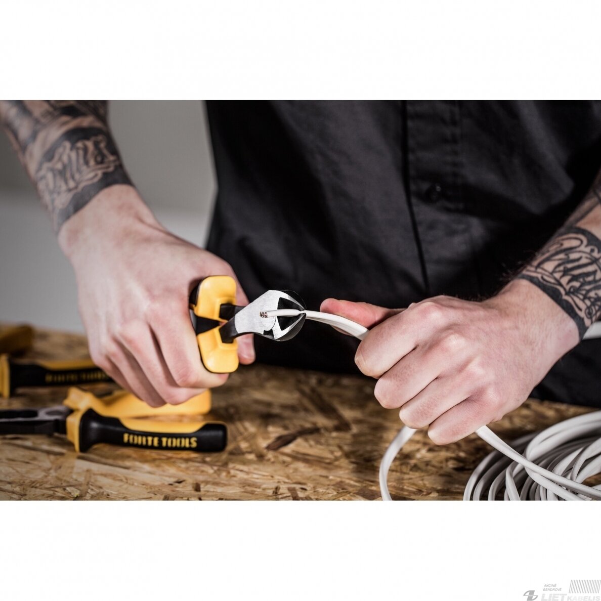 Replės kandiklinės, šoninio kirpimo  IND02005-7 180mm, FORTE TOOLS 1