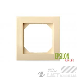 Rėmelis 1 vietos, K14-145-01 smėlio sp., Epsilon SlimLine Rėmelis 1 vietos, K14-145-01 smėlio sp., Epsilon SlimLine