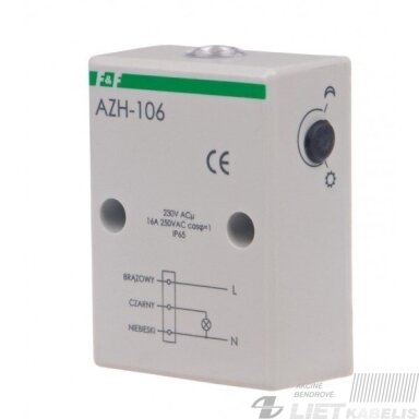 Rėlė foto AZH-106, IP65, F&F Rėlė foto AZH-106, IP65, F&F