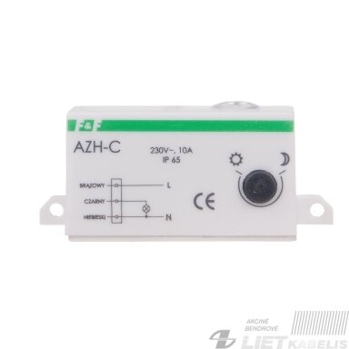 Rėlė foto AZH-C IP65 F&F Rėlė foto AZH-C IP65 F&F