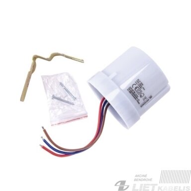 Relė foto ELF 25A tvirtinama, max 5750W, IP44, STRUHM Relė foto ELF 25A tvirtinama, max 5750W, IP44, STRUHM