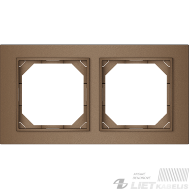 Rėmelis 2 vietų R02 mocha QR 1000 Fit line (20), Vilma