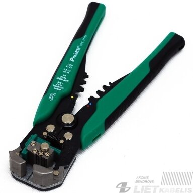 Replės nužievinimui, kirpimui, užspaudimui 8PK-371D 0,2-6mm², PROSKIT Replės nužievinimui, kirpimui, užspaudimui 8PK-371D 0,2-6mm², PROSKIT