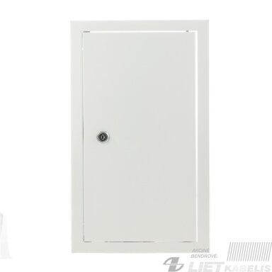 Revizinės durelės 200x400mm su spynele (baltos) Revizinės durelės 200x400mm su spynele (baltos)
