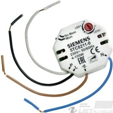 Reguliatorius (push-dim) LED lempoms 12-230V AC Siemens Reguliatorius (push-dim) LED lempoms 12-230V AC Siemens
