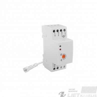 Relė foto CZ-1 20A AC modulinė su išoriniu davikliu IP65 GTV