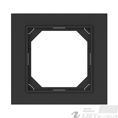 Rėmelis 1vietos juodas matinis R01 FIT LINE, QR1000, Vilma Rėmelis 1vietos juodas matinis R01 FIT LINE, QR1000, Vilma
