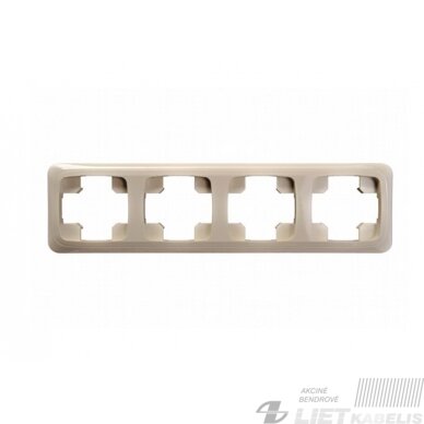 Rėmelis 4 vietų, K14-135-04 smėlio spalva, Alfa, Liregus Rėmelis 4 vietų, K14-135-04 smėlio spalva, Alfa, Liregus