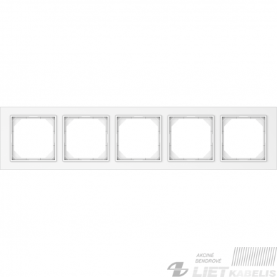 Rėmelis 5 vietų baltas R05 FIT LINE, QR1000, Vilma Rėmelis 5 vietų baltas R05 FIT LINE, QR1000, Vilma