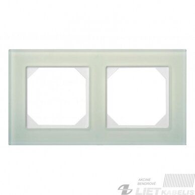 Rėmelis Elipson 2 vietų K14-245-02 naturalus stiklas, Liregus