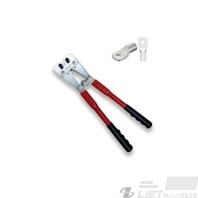 Replės antgalių užspaudimui 10-120mm²HX-120B