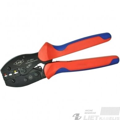 Replės antgalių užspaudimui LY-30J 0,5-6mm², 20-10AWG, TOOLS Replės antgalių užspaudimui LY-30J 0,5-6mm², 20-10AWG, TOOLS