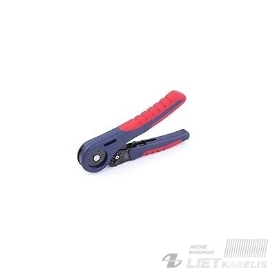 Savireguliuojančios gilzinių antgalių užspaudimo replės AWG 28-10, šešiabriaunis 0,08-6mm², Highmax