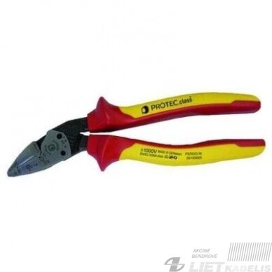 Replės PERGO-M lenktos 180mm, 1000V, PROTEC Replės PERGO-M lenktos 180mm, 1000V, PROTEC