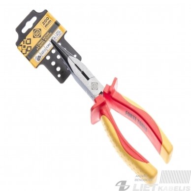 Replės, smailios VDE 01003-8 200mm, Forte tools Replės, smailios VDE 01003-8 200mm, Forte tools