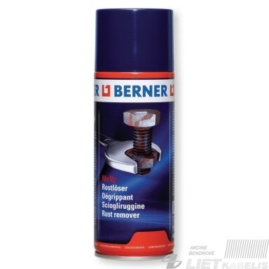 Rudžių tirpiklis MoS2 400 ml Berner Rudžių tirpiklis MoS2 400 ml Berner