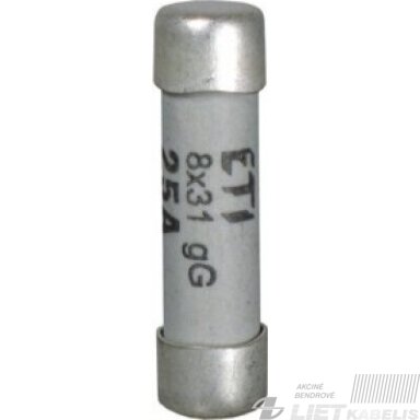 Saugiklis cilindrinis CH 8x31 6A