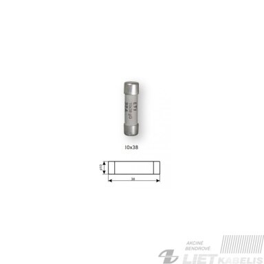 Saugiklis cilindrinis CH 10x38 10A