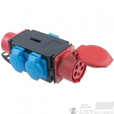 Šakotuvas R-BOX MINI-3 5x16A, 3x220V Pawbol Šakotuvas R-BOX MINI-3 5x16A, 3x220V Pawbol