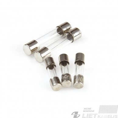 Saugiklis 5x20mm 2.5A Unitec Saugiklis 5x20mm 2.5A Unitec