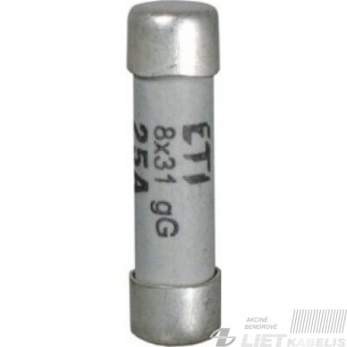 Saugiklis cilindrinis CH 8x31 6A