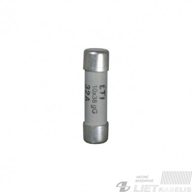 Saugiklis cilindrinis CH 10x38 32A Saugiklis cilindrinis CH 10x38 32A
