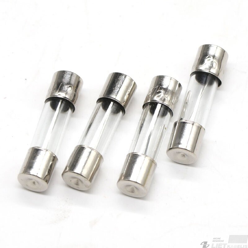 Saugiklis S20 5x20mm 0.5A stiklas (10vnt)