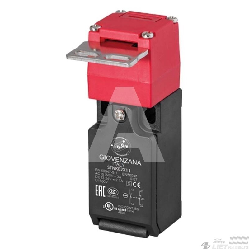 Saugos jungiklis su raktu STNK02Z11 1NC/1NO M16 GG 1 Saugos jungiklis su raktu STNK02Z11 1NC/1NO M16 GG 1