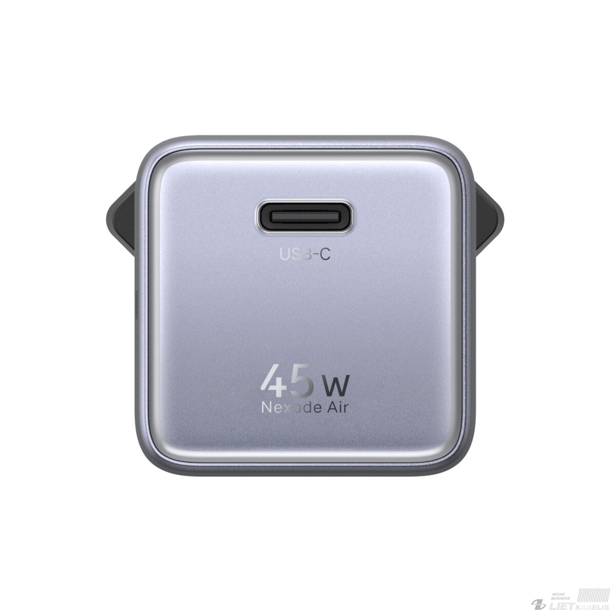 Sieninis įkroviklis Nexode Air GaN 45W USB-C PD QC, pilkas 1 Sieninis įkroviklis Nexode Air GaN 45W USB-C PD QC, pilkas 1