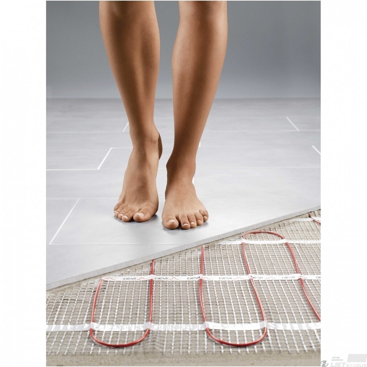 Šildymo kilimėlis DEVIcomfort-150T, 150W, 1m², 0,5x2m, DEVI 2