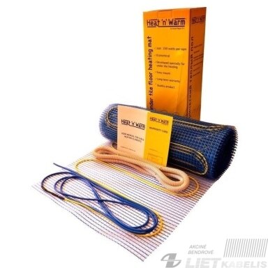 Šildymo kilimėlis Eco NG150-025 2,5m², 375W, Heat'n Warm Šildymo kilimėlis Eco NG150-025 2,5m², 375W, Heat'n Warm