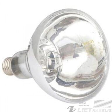 Lempa šildymo balta IKZ 150W, E27, BELLIGHT Lempa šildymo balta IKZ 150W, E27, BELLIGHT