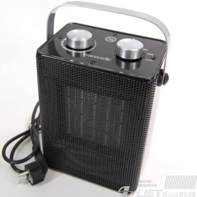 Šildytuvas elektrinis 2KW, juodas, Ensonordic