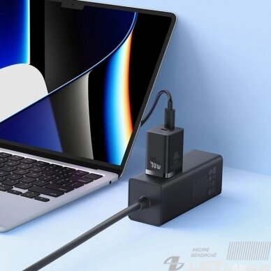 Sieninis įkroviklis GaN5 Pro 40W, 2xUSB-C+PD3.0 j, BASEUS 2