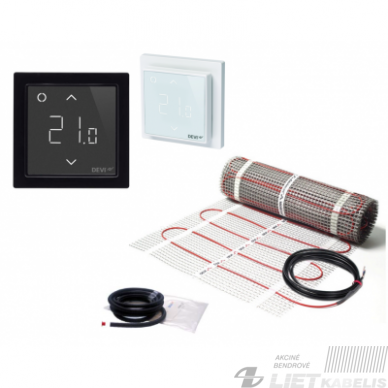 Šildymo kilimėlis DEVIcomfort-150T, 600W, 4m², 0,5x8m, DEVI 4