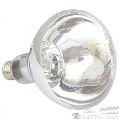 Lempa šildymo balta IKZ 150W, E27, BELLIGHT