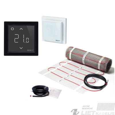 Šildymo kilimėlis DEVIcomfort-150T, 300W, 2m², 0,5x4m, DEVI 4