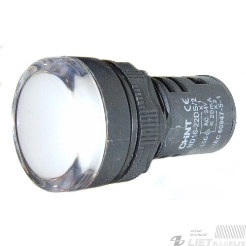 LED signalinė lemputė balta FP L230 g 230V AC/DC LED signalinė lemputė balta FP L230 g 230V AC/DC