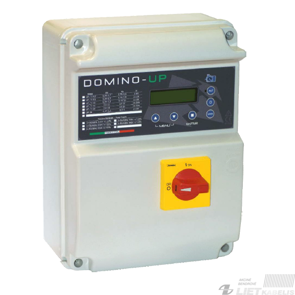 Siurblio valdymo pultas Domino UP- T/10 0,55-7,5kW VS Siurblio valdymo pultas Domino UP- T/10 0,55-7,5kW VS
