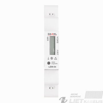 Skaitiklis elektros 5-45A UKSP880577 LEM-04 1fazė, ZAMEL Skaitiklis elektros 5-45A UKSP880577 LEM-04 1fazė, ZAMEL