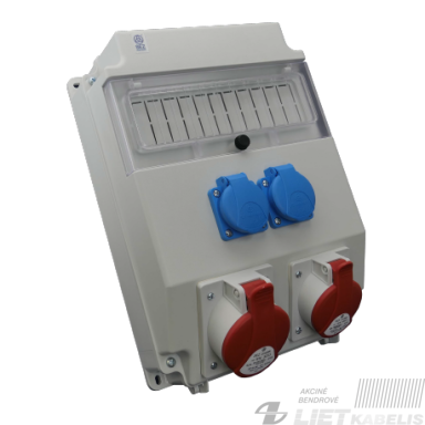 Skydas 11modulių ROSx-632A/S 2x220V,16A,32A IP54, SEZ Skydas 11modulių ROSx-632A/S 2x220V,16A,32A IP54, SEZ