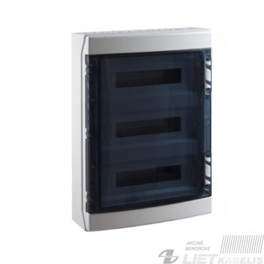 Skydas 54modulių CND54PT/RR ABS virštinkinis, IP65, IDE Electric Skydas 54modulių CND54PT/RR ABS virštinkinis, IP65, IDE Electric