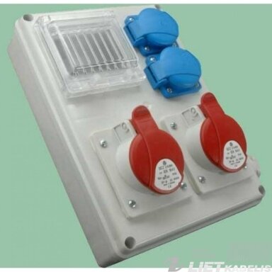 Skydas paskirstymo ROS-I603-D/A/S 5x16A,5x32A,2x230V, 4moduliai SEZ