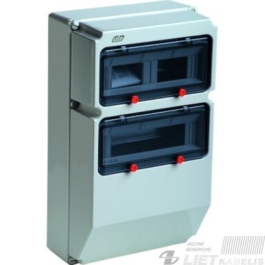 Skydas pramoniniams lizdams (be lizdų)2x12UV N/PE v/t IP67 IDE Skydas pramoniniams lizdams (be lizdų)2x12UV N/PE v/t IP67 IDE