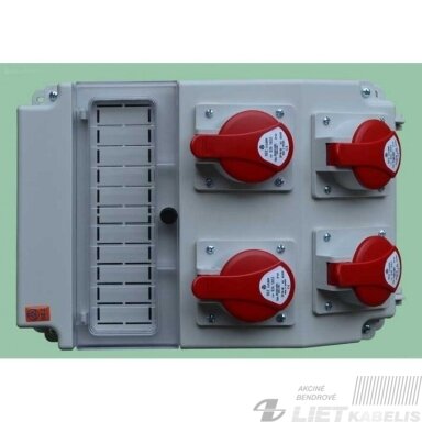 Skydelis ROS 11/x-3  4x(5x16A) automatinis, SEZ