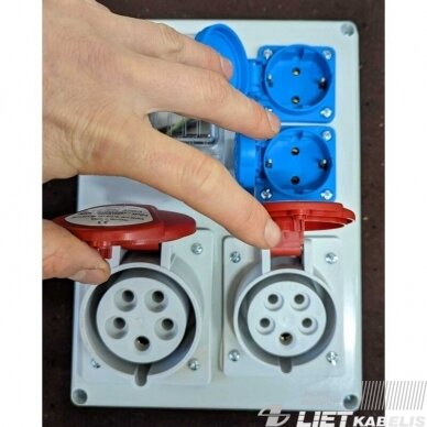 Skydas paskirstymo ROS-I603-D/A/S 5x16A,5x32A,2x230V, 4moduliai SEZ 2 Skydas paskirstymo ROS-I603-D/A/S 5x16A,5x32A,2x230V, 4moduliai SEZ 2